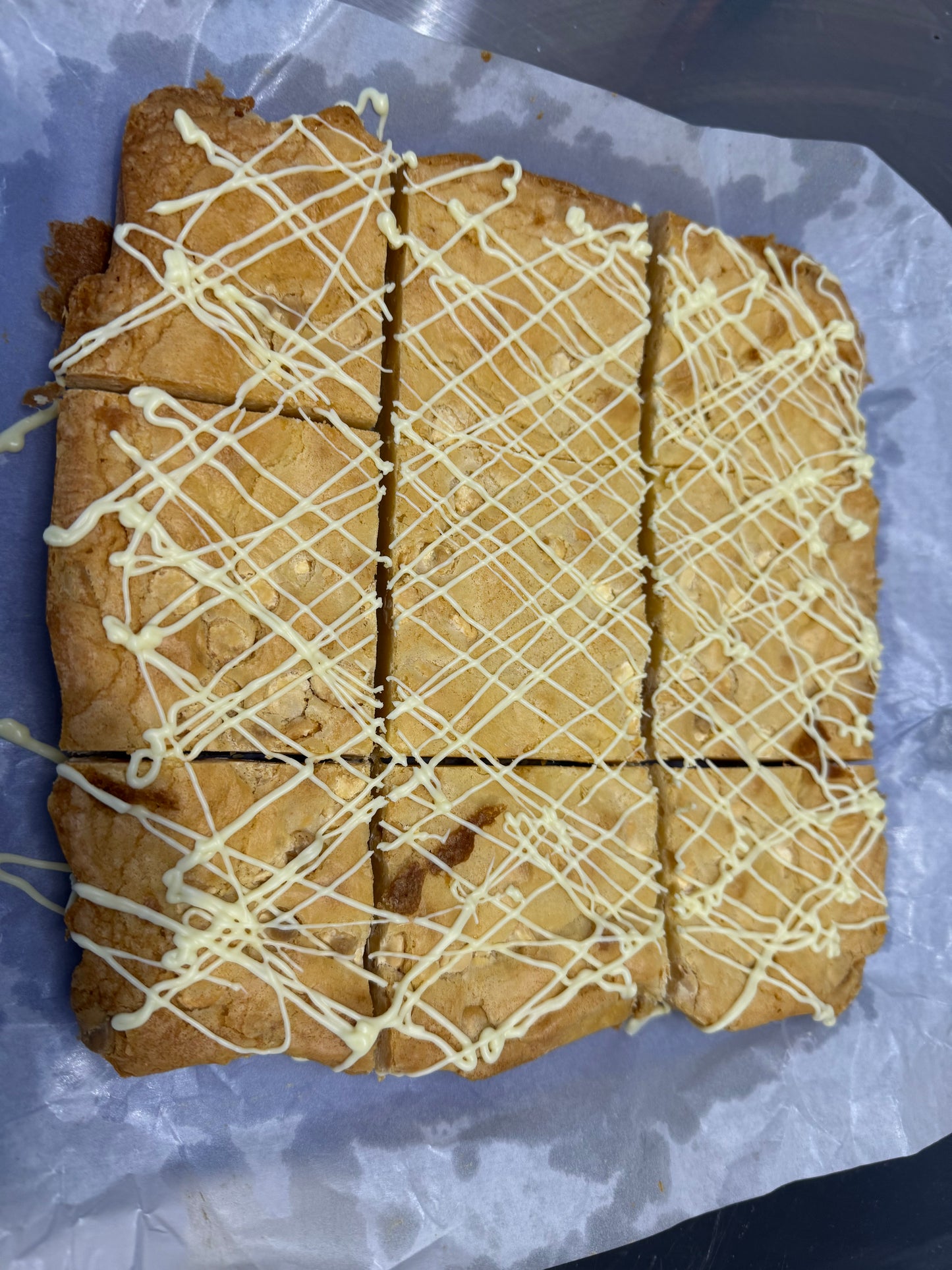White Chocolate Blondie